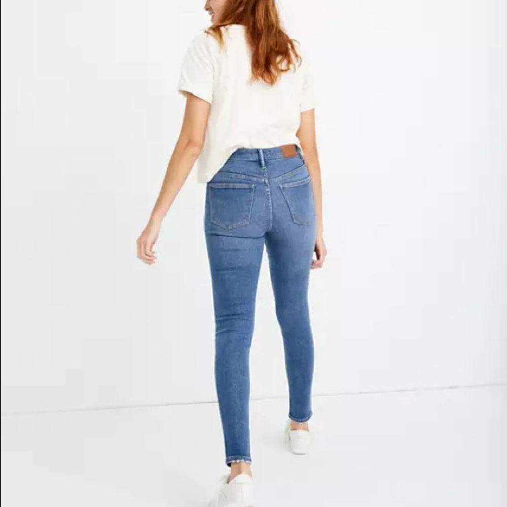 madewell 9 inch mid rise skinny jeans size 24